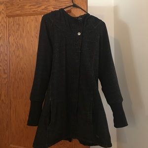 North face women's pseudio jacket. Black. Cozy